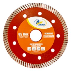 DISCO DE CORTE DIAMANTADO ULTRA FINO TURBO CORTE SECO G5 FLEX 110MM 4.3/8  G5 GUEPAR 861-47316
