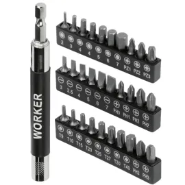 JOGO DE PONTEIRAS BITS 31 PEAS  WORKER 218714