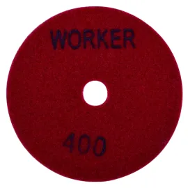 DISCO DE LIXA DIAMANTADO VELCRO GRAO 400 VERMELHO