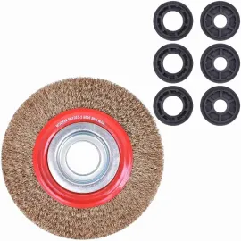 ESCOVA DE AO LATONADO CIRCULAR 1*  25.40 MM WORKER 936090