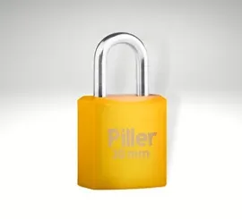 CADEADO 20 MM PILLER AMARELO