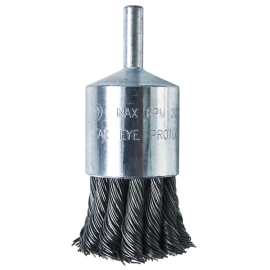 ESCOVA DE AO PINCEL TRANADA COM HASTE 6 MM TAMANHO 17 MM  GUEPAR 861-45565