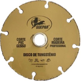 DISCO DE CORTE MADEIRA TUNGUISTENIO PARA CORTE MADEIRA 110MM X 20MM GUEPAR 861-45886