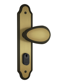 FECHADURA STAM PORTA EXTERNA 803 / 10 OXIDADO GORJE  NUMERO 3  35013