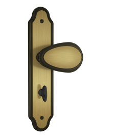 FECHADURA STAM PORTA INTERNA 823 / 10 OXIDADO WC BANHEIRO  NUMERO 3  32937