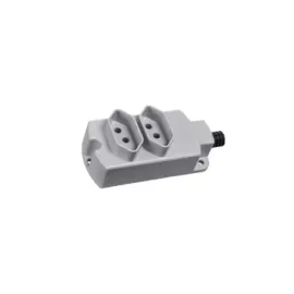 TOMADA EM BARRA 2 TOMADA 3 P 20 A CINZA TMU2-320  MARGIRIUS