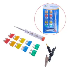 KIT DE FUSIVEL PARA CARRO COM CHAVE TESTE 12 VTS GUEPAR