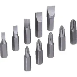 JOGO DE PONTEIRAS BITS FENDA E PHILIPS 1/4  WORKER 342440