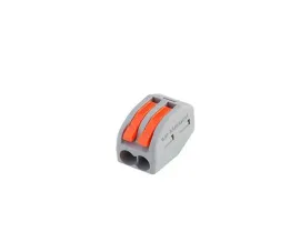 CONECTOR EMENDA 2 FIOS 0,08 A 4,00 MM 32A CINZA E LARANJA WAGO 51249528