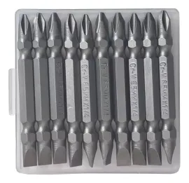 JOGO DE PONTEIRAS BITS PHILIPS E PHILIPS 65MM X 1/4 10 PEAS GUEPAR 861-46517