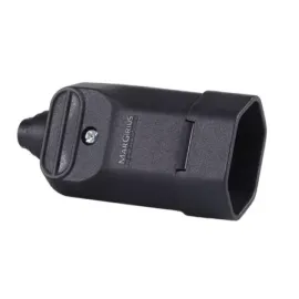 PLUG DE LUZ FEMEA 3P BRANCO 20 A COM PRENA CABO MARGIRIUS 15030