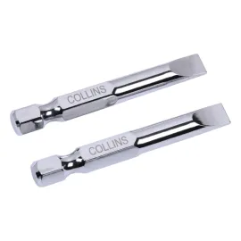 JOGO DE PONTEIRAS BITS 2 PEAS  FENDA 6 MM COLLINS 197636