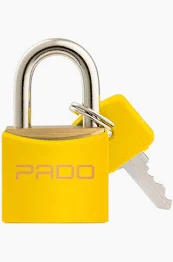 CADEADO 20 MM PADO AMARELO