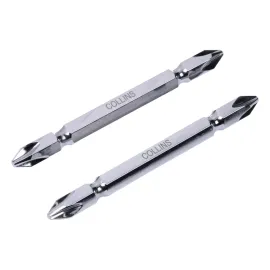 JOGO DE PONTEIRAS BITS 2 PEAS PHILIPS PH2 PONTA DUPLA LONGA SUPER COLLINS 197571