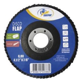 DISCO FLAP 4.1/2  X 7/8  GRAO 120 GUEPAR