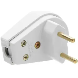 PLUG DE LUZ MACHO 2 PINO CINZA 90` 10 A GIGANTE ILUME 1416