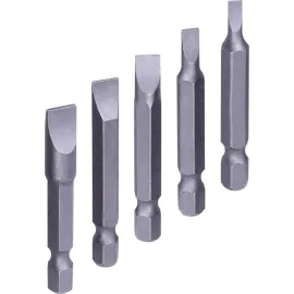 JOGO DE PONTEIRAS BITS 5 PEAS FENDA SIMPLES WORKER 342483