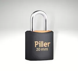 CADEADO 20 MM PILLER PRETO