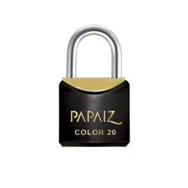 CADEADO 20 MM PAPAIZ PRETO