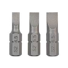 JOGO PONTEIRAS BITS 5 PEAS 6.00 MM 25,4 MM FENDA 1/4 WORKER 492957