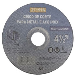 DISCO CORTE FERRO/ACO INOX 115x1.0x22mm