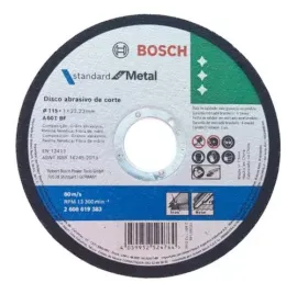 DISCO DE CORTE INOX 115 X 1.0 X 22.23 MM  A60TBF BOSCH