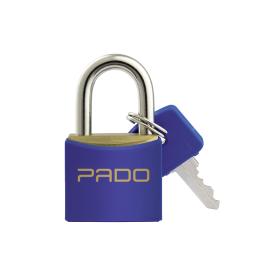 CADEADO 20 MM PADO AZUL